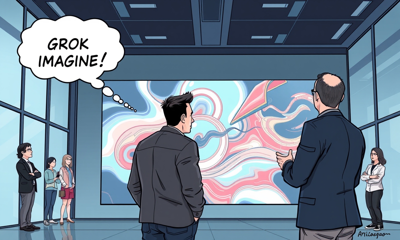 Elon Musk Demands: "Grok Imagine" – AI Must Now Paint