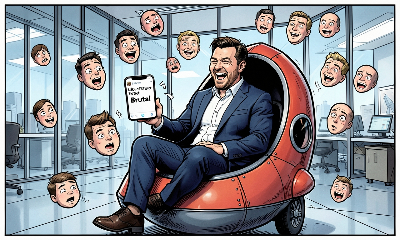 Elon Musk lacht über "Libs of TikTok" – und alle anderen auch