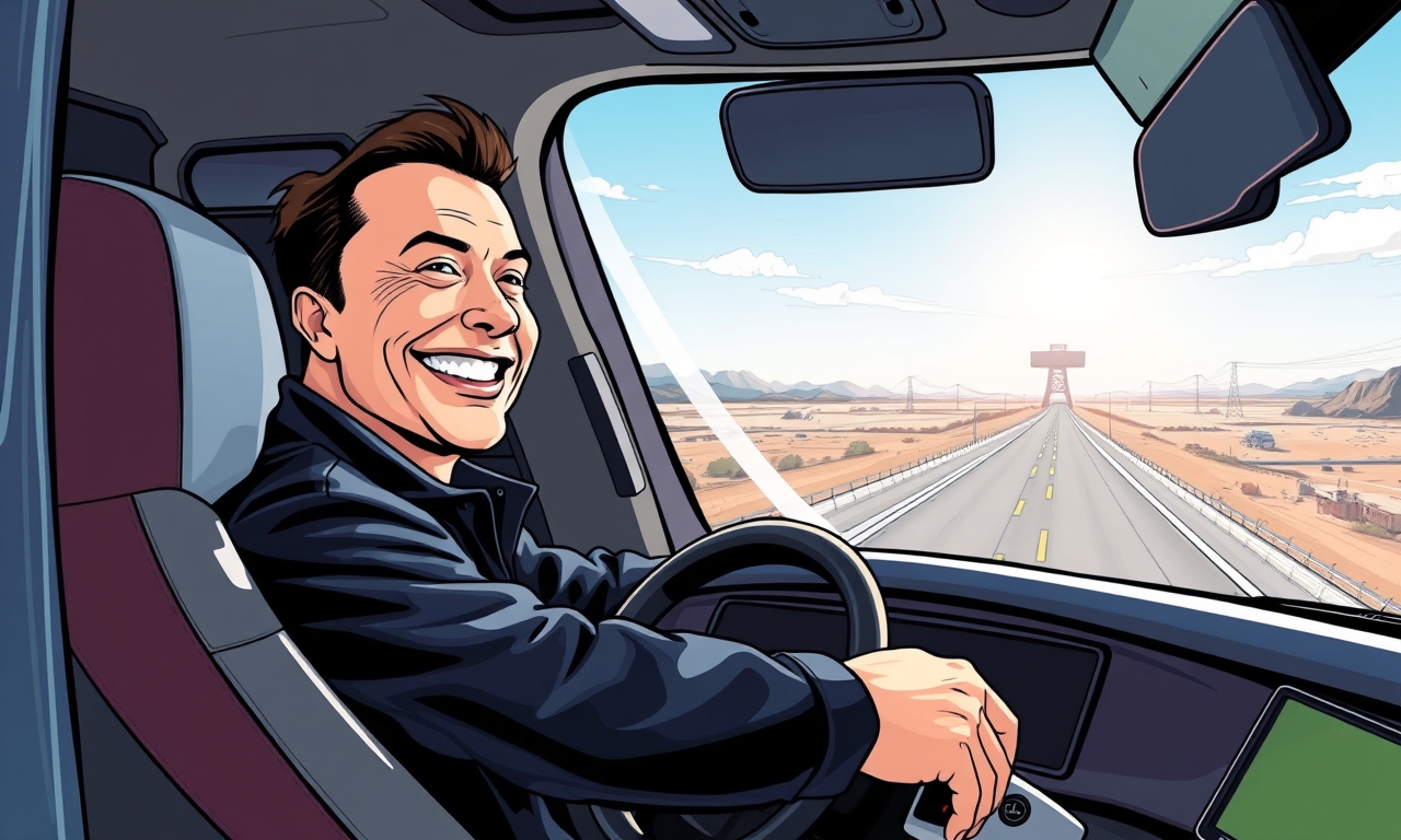 Tesla Semi: Musk verkündet "super Spaß" beim Fahren