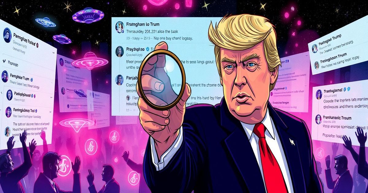 Trump postet mysteriöses Bild – Internet rätselt über geheime Botschaft