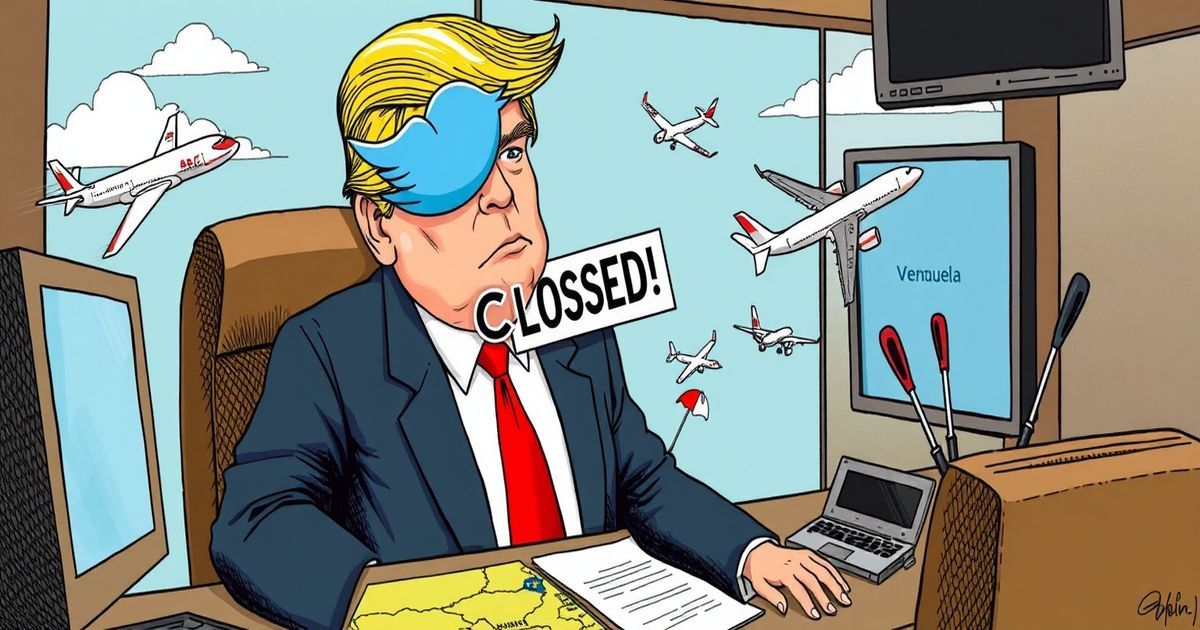 Trump schließt venezolanischen Luftraum – für alle außer sich selbst