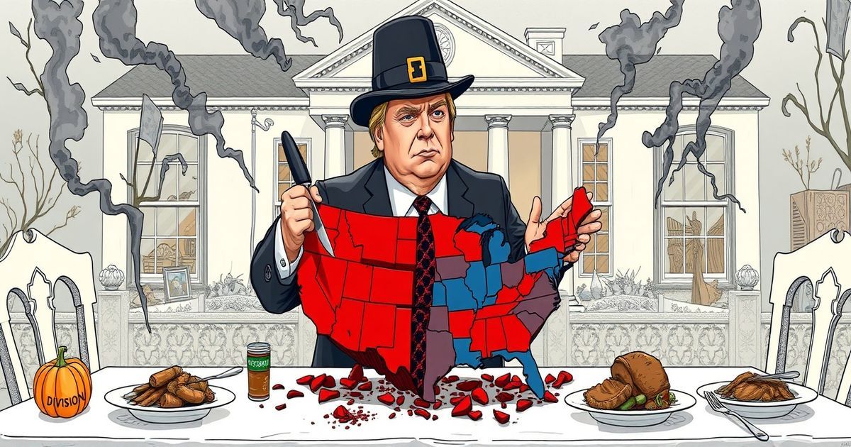 Trump wünscht 'Happy Thanksgiving' – mit besonderem Dank an die Spalter